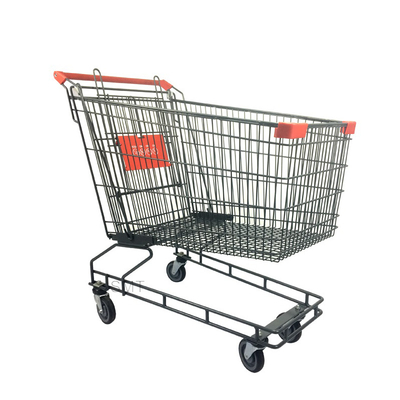 Folding 165 Liter Australia Supermarket Shopping Trolley Wire Mesh Grocery Shopping Cart Cart Trolley