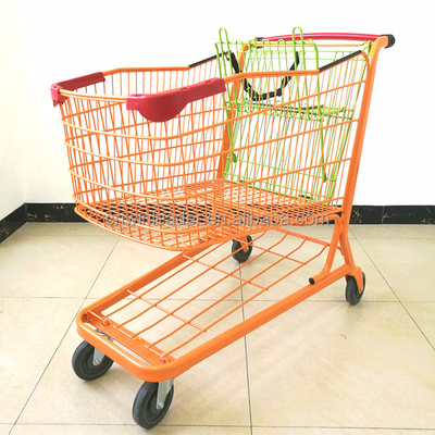 Durable American Style 200L New Style Shopping Cart Shopping Trolley